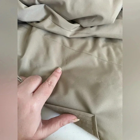 London Fog Trench Coat Rain Jacket Plus Size XXL GUC - Picture 12 of 12